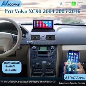 วิทยุติดรถยนต์ระบบแอนดรอยด์ขนาด 8.8 นิ้ว สำหรับรถยนต์วอลโว่ XC90 ปี 2004-2016 เครื่องเล่นมัลติมีเดียพร้อมระบบนำทาง GPS รองรับ Wireless Carplay และ WIFI 4G - Product Image 2