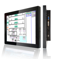 Écran tactile LCD capacitif 15 pouces cadre ouvert étanche Ip65 moniteur tactile LCD industriel