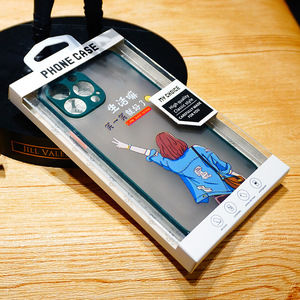 Tùy chỉnh hộp giấy với khay bao bì hộp hiển thị cho Iphone 17 16 di động điện thoại di động Trường hợp bìa Đóng gói với treo lỗ cửa sổ - Product Image 4