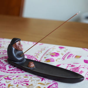 Juego <span class=keywords><strong>de</strong></span> soporte <span class=keywords><strong>de</strong></span> palo <span class=keywords><strong>de</strong></span> incienso <span class=keywords><strong>de</strong></span> línea <span class=keywords><strong>de</strong></span> cerámica, diseño <span class=keywords><strong>de</strong></span> cascada <span class=keywords><strong>de</strong></span> <span class=keywords><strong>pesca</strong></span> <span class=keywords><strong>de</strong></span> pescador, objeto decorativo para el hogar para uso aromático - Product Image 3