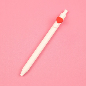 Bolígrafos de gel de plástico de alta calidad, bolígrafo neutro con forma de amor personalizado, venta al por mayor para regalos - Product Image 2