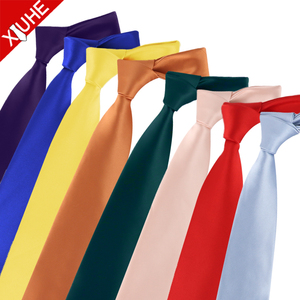 Cravatte in Tinta Unita 100% Poliestere Certificate OEKO-TEX per <span class=keywords><strong>Uomo</strong></span>, Accessori Formali Classici Personalizzati per Affari - Product Image 1