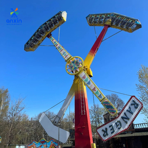 Atracción de Parque de Diversiones Personalizada <span class=keywords><strong>Kamikaze</strong></span> Thrill Ride, Péndulo Doble para Adultos, Diversión Extrema, Anxin Amusement, 32 Pasajeros - Product Image 4