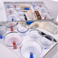 Ensemble de ventouses à pompe pour 12 hijama ensemble de ventouses anti-cellulite massage ventouse thérapie hijama ensemble de ventouses pour 12 tasses