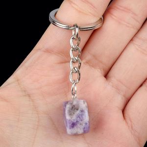 Llavero de cristal natural para mujer con cuentas de sanación Reiki y material de vidrio para calmar la ansiedad - Product Image 6