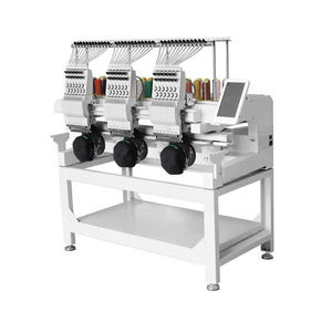 Máquina de Bordar Computarizada de 3 <span class=keywords><strong>Cabezas</strong></span> y 15 Agujas Multicolor para Ropa, Camisetas y Gorras - Product Image 1