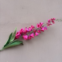 Bunga Lonceng Angin Buatan Batang Panjang Bunga Lily of the Valley Bunga Convallaria Majalis Putih Buatan