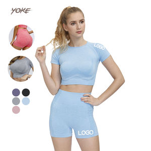 Boyunduruğu yaz seksi koşu darbeye güzel geri Yoga sutyen spor üst yüksek destek spor sutyen kadınlar için katı sıcak seksi Xxx sutyen - Product Image 1