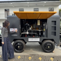 Kompresor Udara Sekrup Bertenaga Diesel Khusus untuk Teknik dengan Frekuensi Industri, Daya Kuat, dan Generator Tipe Mobile