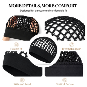 <span class=keywords><strong>Bonnet</strong></span> de nuit en maille tricotée très élastique avec large bande, <span class=keywords><strong>bonnet</strong></span> de sommeil doux et sûr pour femmes, toutes saisons - Product Image 3