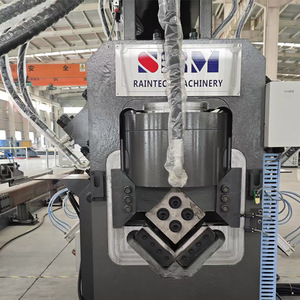 Ligne de poinçonnage d'acier angulaire de fabrication CNC de qualité assurée Raintech, combinée à la cisaille et au marquage - Product Image 1