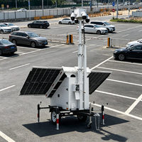 Fabricant de remorques de caméras de surveillance solaires hors réseau, tour solaire mobile pour les États-Unis