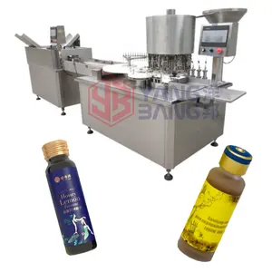 YB-K12 Otomatis Penuh 1-50ml Ampul Plastik Pembentuk Oral Aseptic Liquid Filling Sealing Machine