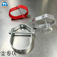 Support de tuyauterie pour arroseurs à haute charge certifié UTT30, en acier au carbone pré-galvanisé pour DN80 DN150 DN300