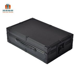 Caja de almacenamiento de herramientas de aluminio negro, nuevo diseño, <span class=keywords><strong>9mm</strong></span> - Product Image 1
