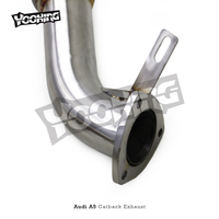Échappement catback en acier inoxydable 304 pour AUDI A4/A5 B8/B9 2.0T 2016-2022 système de rebond d'échappement de soupape électronique haute performance