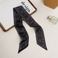 Foulard long multifonctionnel à motif cachemire, style vintage, pour la décoration du cou, des cheveux et de la taille, pour femme, avec faible quantité minimale de commande