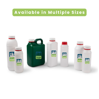 Botella de Plástico HDPE de 1000 ml con Cierre a Prueba de Niños de 42 mm, Opción Reciclada, Logotipo Personalizado, Modelo B894-BG42, Fabricada por BE PLASTICS para Toda la Industria