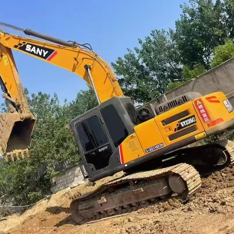 Эксплуаторный экскаватор Sany235C 23,5 тонны экскаватор со штоком SY235 с сердечником двигателя редуктора PLC компоненты