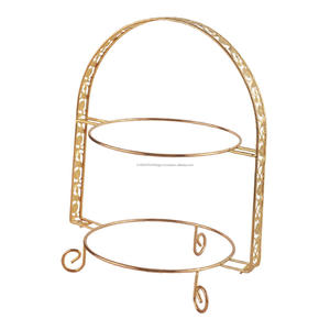 Venta al por mayor a granel de metal de la mejor calidad último diseño de mármol Servidor de pastel con acabado de calidad superior para la decoración del hogar y Mesa - Product Image 2