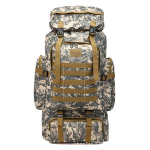 Mochila de Viaje Impermeable de Camuflaje de 80 Litros, Gran Capacidad, para Hombre, para Senderismo al Aire Libre - Product Image 4