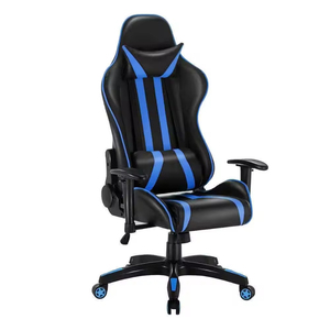 Silla de Juego de Estilo Racing con Respaldo Alto, Tapizada en Cuero PU, Acolchada con Espuma, Altura Ajustable, Reposabrazos 2D, Giratoria, Asiento para Computadora, 6 Lujo - Product Image 3