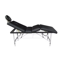 Meilleur équipement de fitness moderne 4 sections en aluminium Camillas De Masajes Portable tête réglable Spa Table de Massage lit de Massage