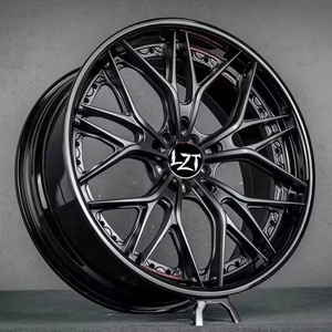 Cerchi in Lega di Alluminio Forgiati Scomponibili in 2 Pezzi Hyper <span class=keywords><strong>Black</strong></span> di Grande Successo per Auto di Lusso C8 BMW <span class=keywords><strong>Ferrari</strong></span> con Design a Cava Profonda da 16-26 Pollici - Product Image 2