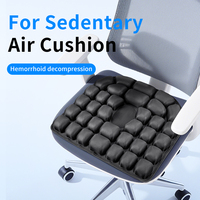 Coussin d'assise gonflable 3D respirant pour soulager la pression des hémorroïdes et du coccyx, idéal pour chaise de bureau