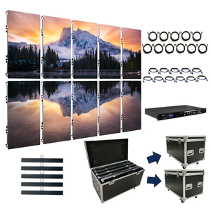 Système complet d'affichage LED P2.6/P2.9/P3.91 avec panneaux de 500x1000mm, indice de protection IP65, SDK activé pour une utilisation en intérieur/extérieur - Product Image 1