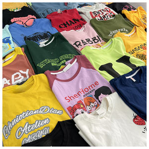 Lot de T-shirts de Marque Célèbre à Col Rond et Manches Courtes pour Hommes, Femmes et Enfants – Vente en Gros à Prix Réduit Direct Usine - Product Image 1