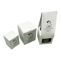 Boîtes d'emballage pour bougies parfumées de la série Premium, diffuseurs de parfum d'ambiance, avec autocollant