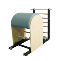 Baril d'escalade Pilates en bois, appareil de Pilates commercial pour étirement de la colonne vertébrale, idéal pour studio