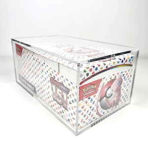 Boîte <span class=keywords><strong>de</strong></span> présentation magnétique personnalisée SYP en acrylique imperméable pour cartes à collectionner Pokémon Scarlet & Violet 9 Journey Together Booster Bundle - Product Image 5
