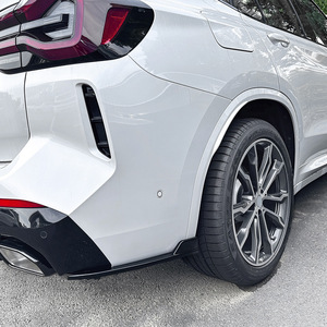 BMW X3 G01 LCI M Sport Rear Corner Deflector Carbon Fiber Texture ABS Weather Shield Exterior Modification 2022+ - Product Image 2