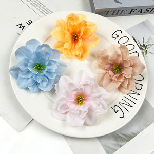 Cabezas de flores artificiales de albaireca de 7,5 cm de diámetro para horquillas DIY, decoraciones de boda, arreglos florales para el hogar, accesorios de fotografía - Product Image 2