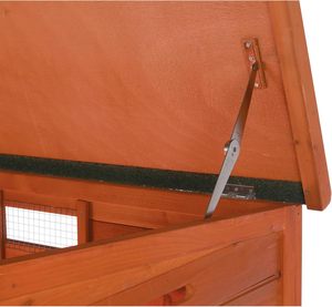 Poulailler en bois brun naturel poulailler/canard poulailler pour canards itinérants gratuits caisse de poulet Fit cailles autres volailles - Product Image 5