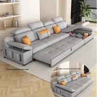 Sofá Cama con Estructura Metálica Modelo 2025, Cama Extraíble, Estilo Moderno y Simple, para Apartamentos Pequeños, Sofá Cama Extensible de Doble Uso
