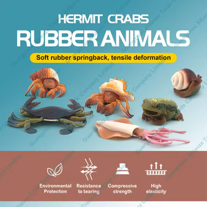 Vente en gros de jouets de décompression extensibles en TPR + PP pour animaleries, modèle biologique d'animaux marins, jouet de biologie marine - Product Image 6