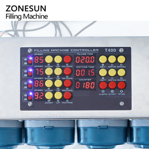Pompe péristaltique de bureau à quatre têtes ZS-DTPP100C4, machine de remplissage automatique de flacons d'huiles essentielles et de cosmétiques - Product Image 2