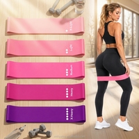 Juego de Bandas de Resistencia para Hombres y Mujeres, Bandas de Ejercicio de Látex en Bucle, 5 Niveles, para Fitness, Yoga, Pilates, Gimnasio, Entrenamiento, Fabricante con Logotipo Personalizado