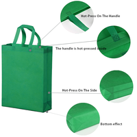 Sac de courses réutilisable en non-tissé écologique, personnalisable en taille et couleur, avec bandoulière promotionnelle colorée – Vente en gros