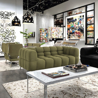 Ensemble Canapé Chesterfield Moderne de Luxe, Meubles Compressions de Haute Qualité pour Salon, Direct Usine