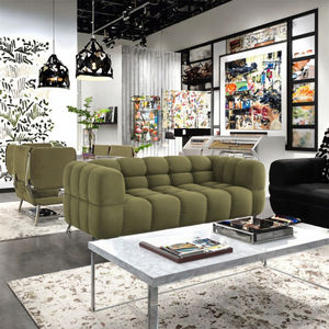 طقم كنب تشيسترفيلد فاخر وعصري، أثاث عالي الجودة مضغوط للتغليف لغرفة المعيشة، كنب من المصنع مباشرة - Product Image 2