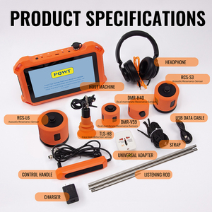 PQWT New Arrival PQ125 Series Smart Indoor Outdoor Plumbing Water <strong>Leak</strong> <strong>Detection</strong> Ultrasonic Underground <strong>Pipe</strong> Water <strong>Leak</strong> Detector - Product Image 4