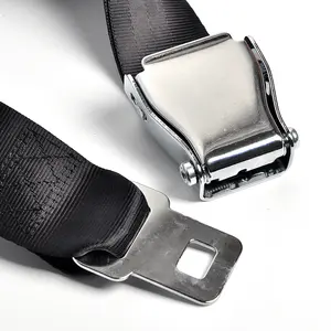 2 Point Steel Airplane Seat Belt