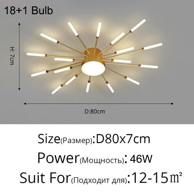 18 + 1 Ampoule 46W Or