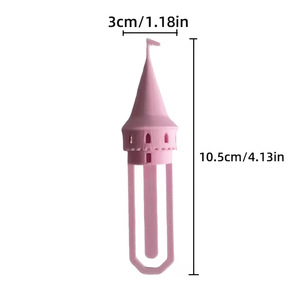 <span class=keywords><strong>Marque</strong></span>-pages clipsables <span class=keywords><strong>3D</strong></span> en plastique recyclable de 10,5 cm pour enfants, femmes et hommes - Porte-pages mignon et original, idée cadeau unique et amusante pour la lecture - Product Image 6