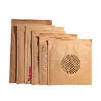 Enveloppe en papier nid d'abeille kraft compostable biodégradable à 100% avec logo personnalisé pour l'envoi de cadeaux