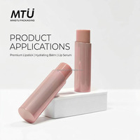 Tube de rouge à lèvres vide en plastique de 3,5 ml en gros, contenant pour baume à lèvres, gloss à lèvres, emballage cosmétique, fournisseur de football